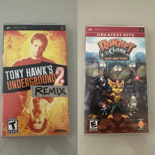 Lote de 2 jogos para PSP 