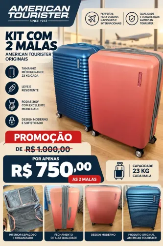 2 Malas American Tourister ?