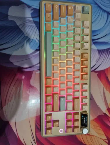 Teclado mecânico sem fio ajazz ak870 plus