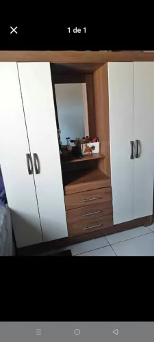 Vendo guarda roupa usado bem conservado entrega e monta grátis