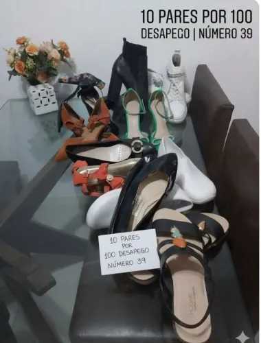 Desapego Sapatos Femininos - 10 Pares por R$ 100 (Número 39)