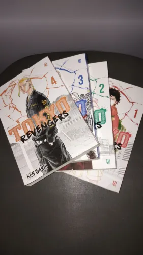 kit mangás Tokio revengers vol-1 ao 4