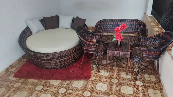 Conjunto de sofá de área externa