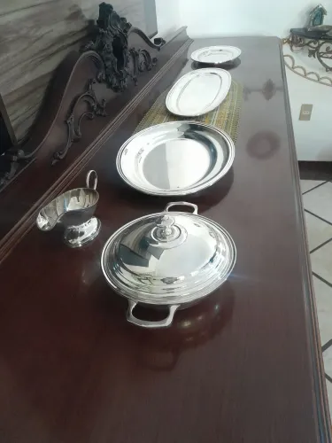 Conjunto de baixelas wolff soppil prata 90