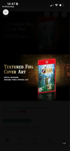 Zelda Ocarina of Time Remake - Foil - Switch 2
