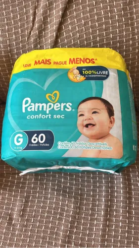 Vendo fraldas Pampers tamanho G