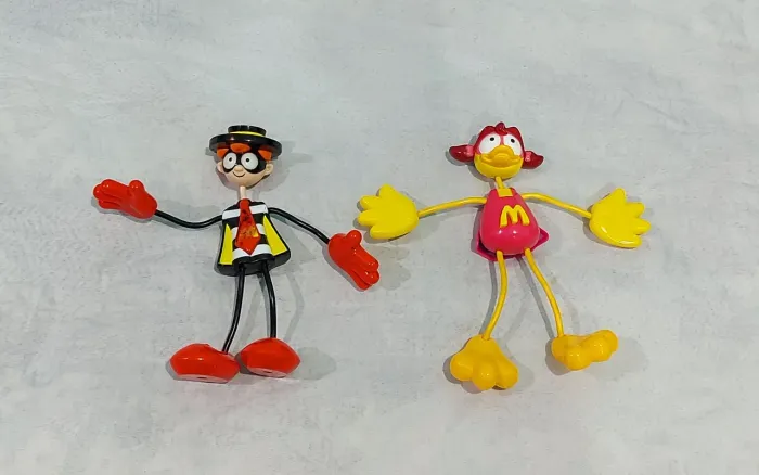 Bonecos Birdie e Papa Burguer Mc Donald's 2003