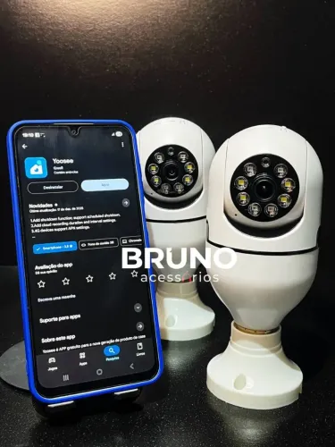 Câmera de segurança de bocal Wi-Fi Yoosee 