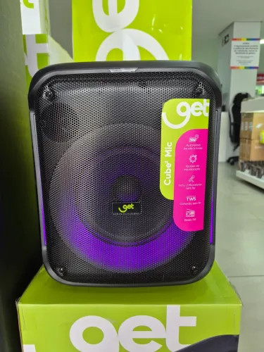 Caixa de Som Bluetooth TWS GET, Cube 2