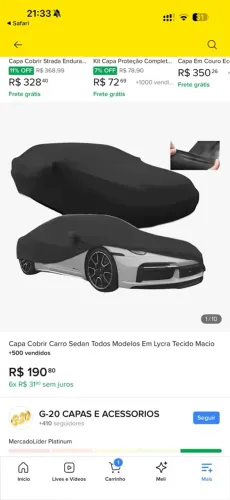 Capas de carro