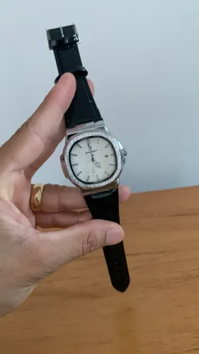 Relógio Poedagar Novo Pulseira de Couro