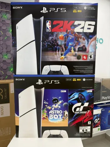 PS5 SLIM 2K26 /PS5 SLIM ASTRO BOT/GRAN TURISMO NOVOS