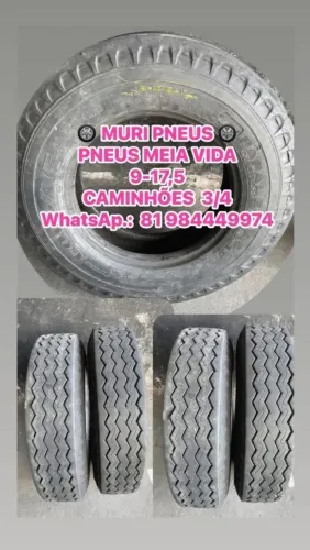 PNEUS 9-17,5 PNEU 9-17,5 caminhão 3/4 Microônibus MERCEDINHA PNEUS 215/75R17,5 cober