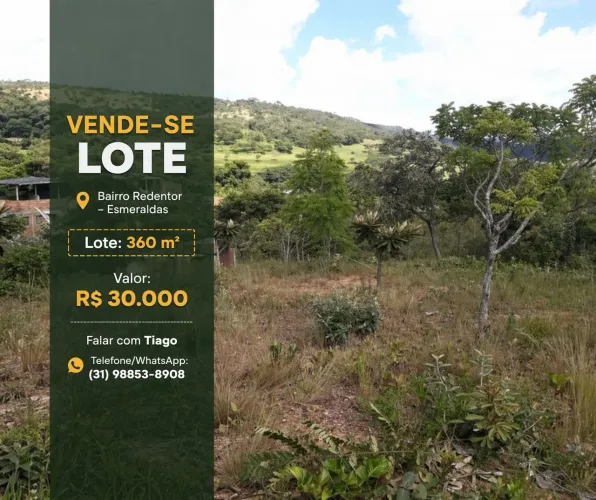 Vende-se lote no bairro Redentor, Esmeraldas