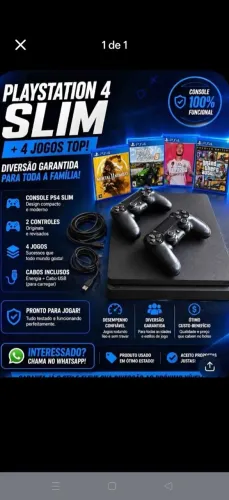 Vendo PS4 SLIM