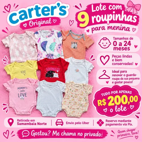 Lote da carter's 