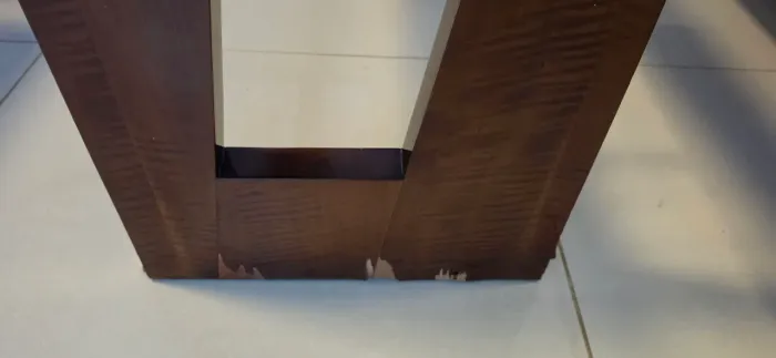 Pé de mesa 2,00 x 1,00 cor imbuía