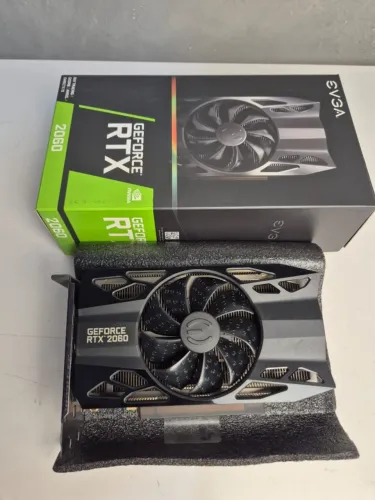 Placa de Vídeo RTX 2060 EVGA Gaming - Perfeita | Completa na Caixa