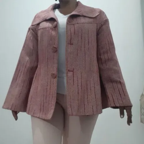 casaco lã acrílico feminino trend tam. 40