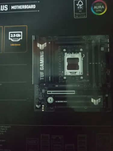 Kit Ryzen 7800x3d +placa mãe +16gb ddr5