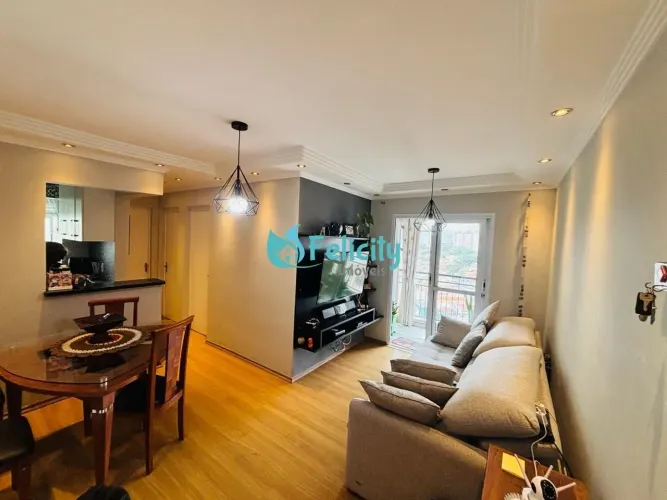 Apartamento com 2 dorms, 1 vaga, 52m2 no Parque Maria Domitila