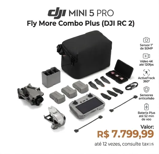 Dji Mini pro fly more combo Plus (dji RC n2)