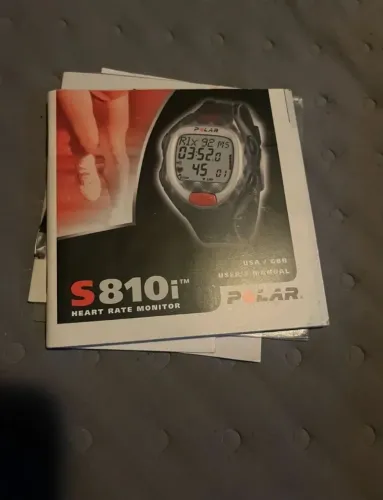 Relógio Polar S810i com faixa de monitoramento cardíaco