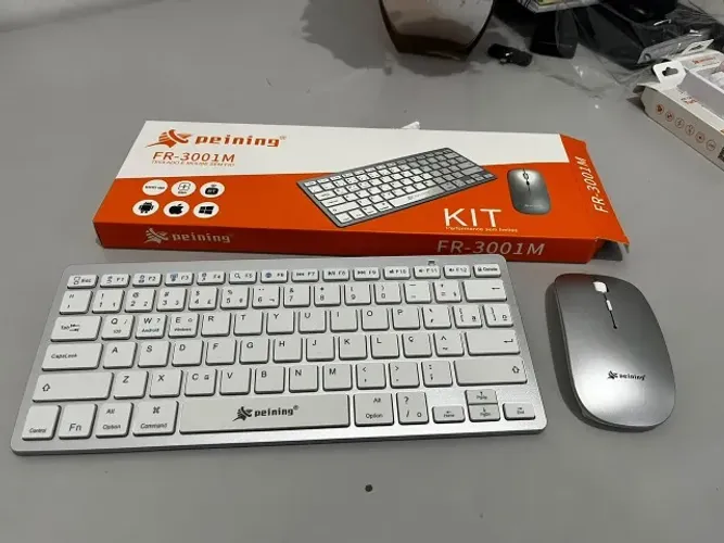 Teclado e Mouse sem fio bluetooth (lacrado)