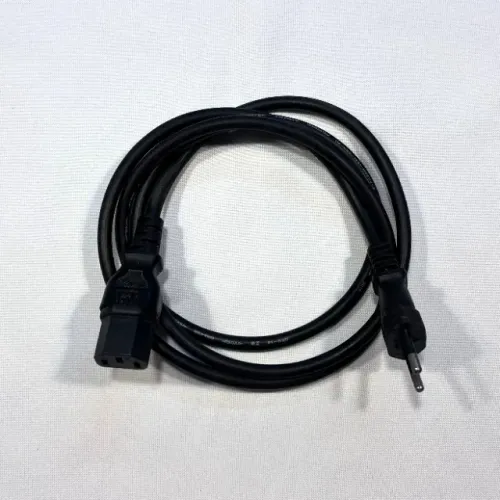 Cabo de Força Tripolar para PC, CPU e Monitor 1,2m Preto