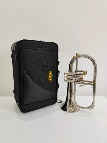 Flugelhorn Tokai TFH-400NL Sib - Níquelado c/ Laqueado- NOVO R$3.700,00- Parcelo 18x