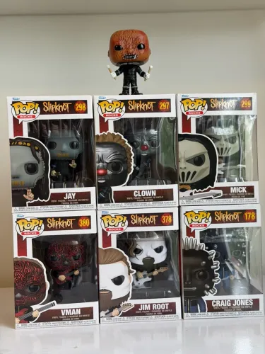 Funkos Pop da banda Slipknot