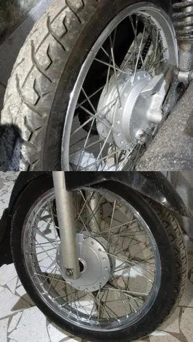 Rodas da 160 raio inox