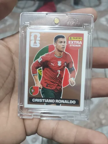Figurinha EXTRA STICKER LEGEND Cristiano Ronaldo BRONZE