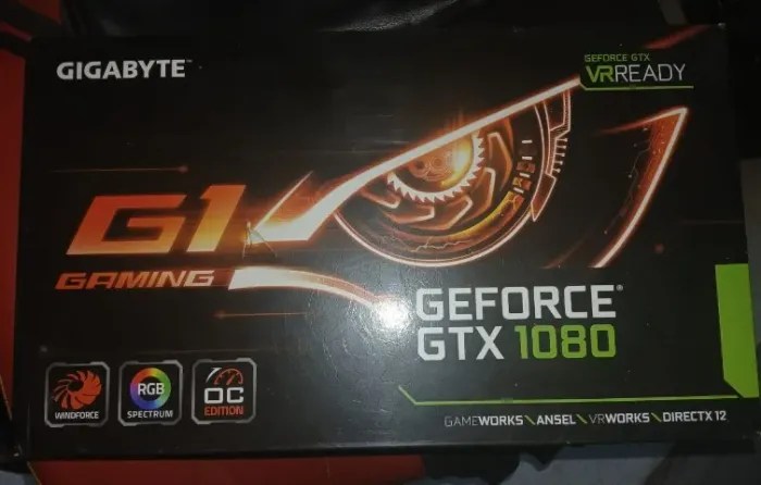 Gtx 1080 G1 Gaming Gigabyte 8gb gddr5x triple fan,apenas venda.