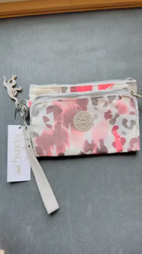 Carteira kipling leopardo