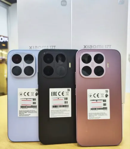 Novo Lançamento Xiaomi 17T 5G NFC 512GB 12GB RAM Preto Azul Roxo