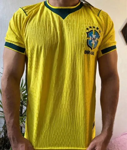 Camisa Brasil masculino Amarela 2026