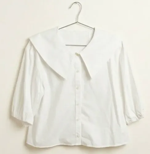 Blusa botões zara branca