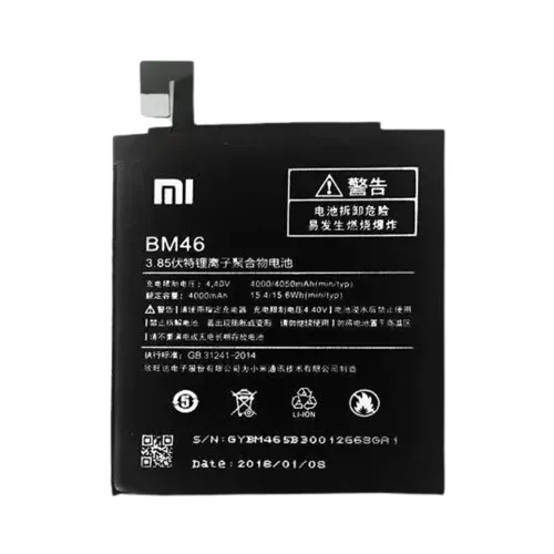 Bateria Xiaomi BM46 REDMI NOTE 3 NOTE 3 PRO
