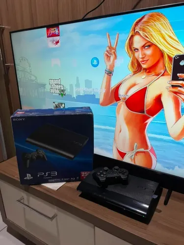 PS3 SUPER SLIM *ITEM PRA COLECIONAR*