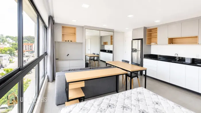 Loft mobiliado para locação na Itoupava Seca