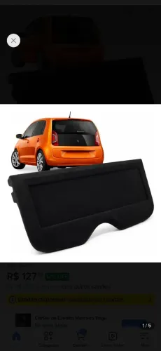 Volkswagen UP (tampão do bagagito/bagageiro) 14-18