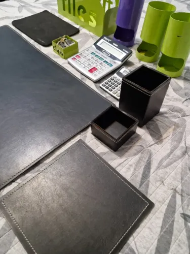 Kit Organizador de Escritório Completo (Calculadoras, Desk Pad e Organizadores)