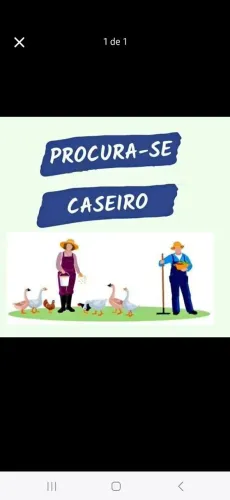 Caseiro para chacara 