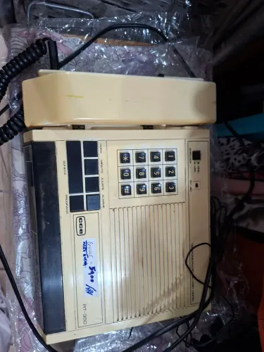 Rádio Relógio Fone antigo