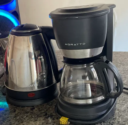 Kit Chaleira Elétrica + Cafeteira Agratto - Pouco uso e funcionando perfeitamente