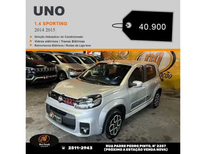 Fiat Uno Sporting 1.4 EVO Fire Flex 8V 4P 2015