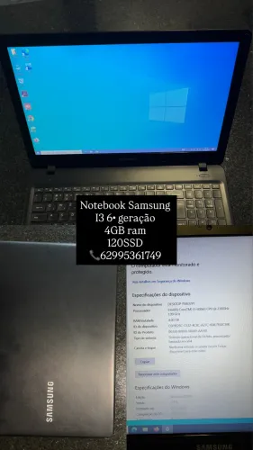 Vendo notebook Samsung
