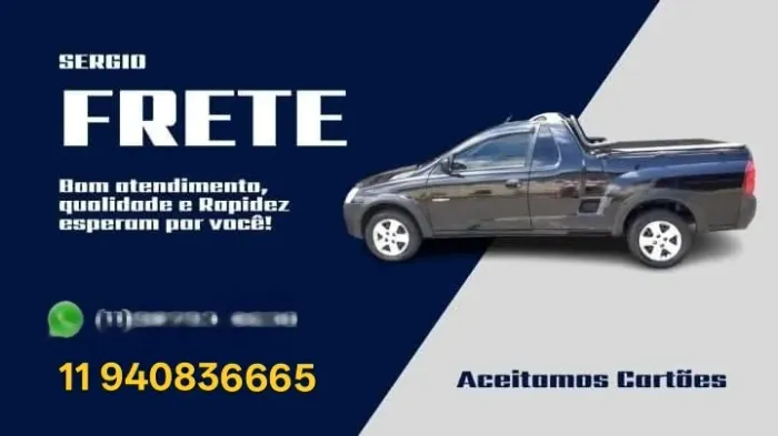 FRETE E PEQUENOS CARRETOS cuidado agilidade menor preço a partir de 50,00