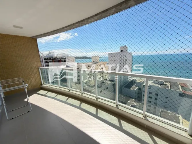 Apartamento para locação na Praia do Morro, Guarapari-ES: 2 quartos, 1 suíte, sala ampla,